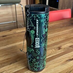 WICKED Starbucks glow in the dark 16oz tumbler NWT